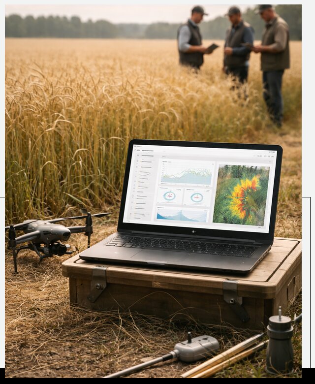Прогнозирование урожайности ai в Юбилейном от 15455 р. | АвикейЮбл