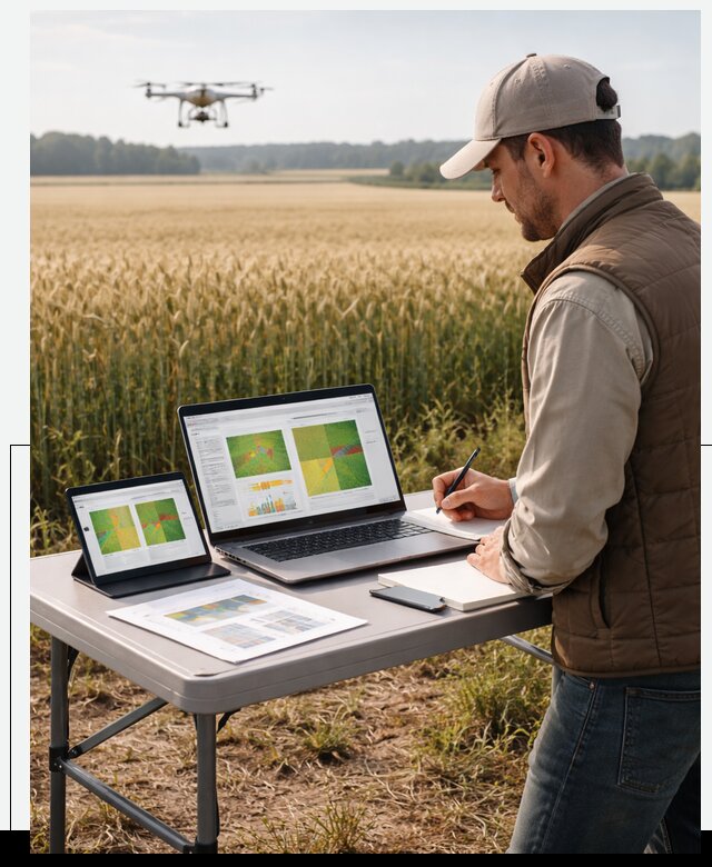 Система AI прогнозирования урожайности для точных агрономий в Юбилейном