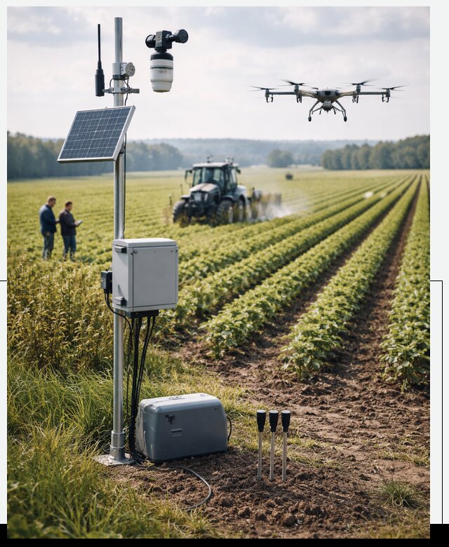 Разработка IoT мониторинга полей в Юбилейном от 8758 р. | АвикейЮбл